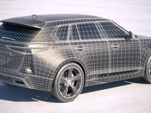 Generic Luxury SUV 2019 3D Model