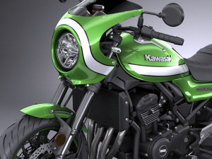 Kawasaki Z900RS 2019 3D मॉडल