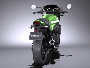 Kawasaki Z900RS 2019 3D Model