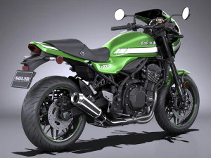 Kawasaki Z900RS 2019 3D Model
