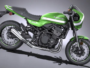 Kawasaki Z900RS 2019 3D Model