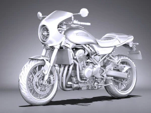 Kawasaki Z900RS 2019 3D Model