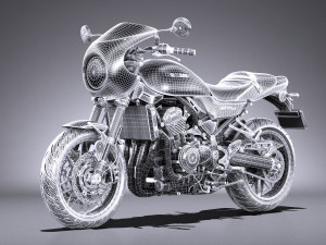 Kawasaki Z900RS 2019 3D मॉडल