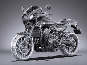 Kawasaki Z900RS 2019 3D मॉडल