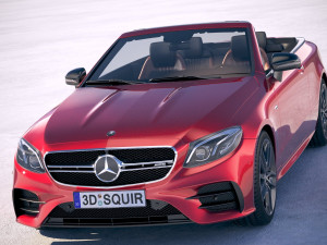 Mercedes-Benz E53 AMG Cabrio 2019 Modelo 3D