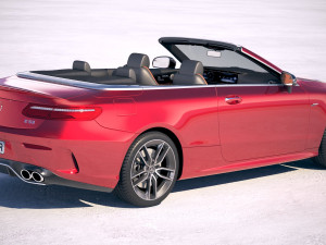 Mercedes-Benz E53 AMG Cabrio 2019 Modelo 3D