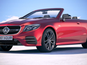 Mercedes-Benz E53 AMG Cabrio 2019 Modelo 3D