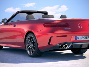 Mercedes-Benz E53 AMG Cabrio 2019 Modelo 3D