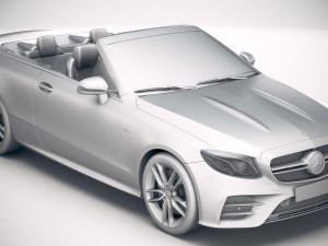 Mercedes-Benz E53 AMG Cabrio 2019 Modelo 3D