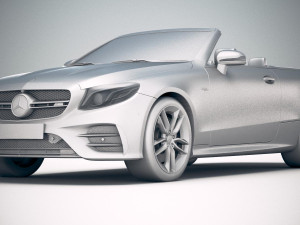 Mercedes-Benz E53 AMG Cabrio 2019 Modelo 3D