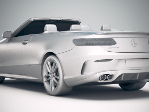 Mercedes-Benz E53 AMG Cabrio 2019 Modelo 3D