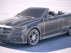 Mercedes-Benz E53 AMG Cabrio 2019 Modelo 3D