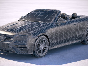 Mercedes-Benz E53 AMG Cabrio 2019 Modelo 3D