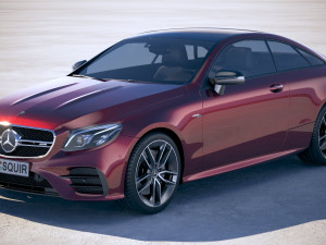 Mercedes-Benz E53 AMG Coupe 2019 3D-Modell