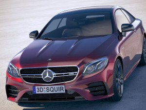Mercedes-Benz E53 AMG Coupe 2019 3D Model