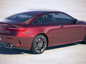 Mercedes-Benz E53 AMG Coupe 2019 3D Model