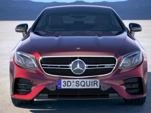 Mercedes-Benz E53 AMG Coupe 2019 3D Model