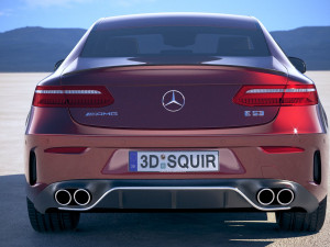 Mercedes-Benz E53 AMG Coupe 2019 3D Model
