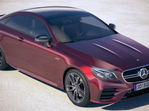 Mercedes-Benz E53 AMG Coupe 2019 3D Model