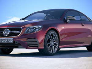 Mercedes-Benz E53 AMG Coupe 2019 3D Model