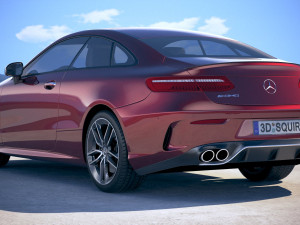 Mercedes-Benz E53 AMG Coupe 2019 3D Model