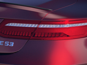 Mercedes-Benz E53 AMG Coupe 2019 3D Model