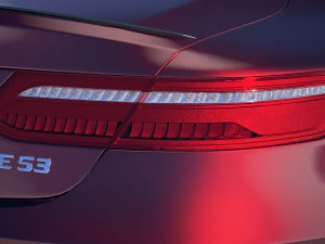 Mercedes-Benz E53 AMG Coupe 2019 3D Model