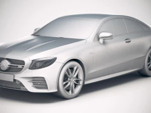 Mercedes-Benz E53 AMG Coupe 2019 3D Model