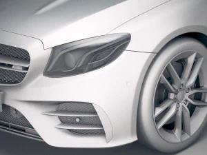 Mercedes-Benz E53 AMG Coupe 2019 3D Model