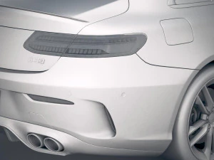 Mercedes-Benz E53 AMG Coupe 2019 3D Model