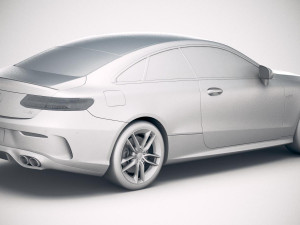 Mercedes-Benz E53 AMG Coupe 2019 3D Model