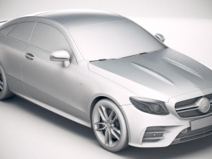 Mercedes-Benz E53 AMG Coupe 2019 3D Model