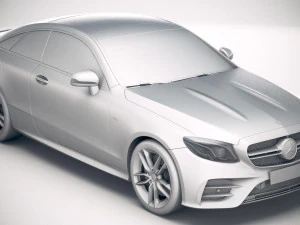 Mercedes-Benz E53 AMG Coupe 2019 3D Model