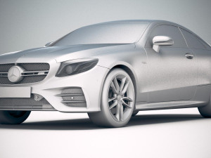 Mercedes-Benz E53 AMG Coupe 2019 3D Model