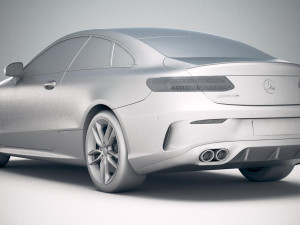 Mercedes-Benz E53 AMG Coupe 2019 3D Model
