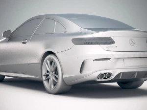 Mercedes-Benz E53 AMG Coupe 2019 3D Model