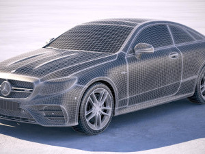 Mercedes-Benz E53 AMG Coupe 2019 3D Model