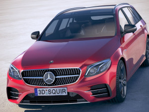 Mercedes-Benz E53 AMG Estate 2019 3D Model