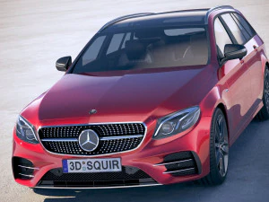 Mercedes-Benz E53 AMG Estate 2019 3D Model