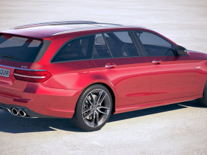 Mercedes-Benz E53 AMG Estate 2019 3D Model