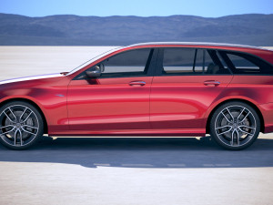 Mercedes-Benz E53 AMG Estate 2019 3D Model