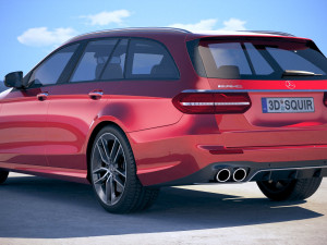 Mercedes-Benz E53 AMG Estate 2019 3D Model