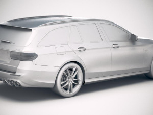 Mercedes-Benz E53 AMG Estate 2019 3D Model