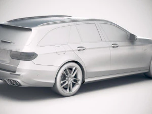 Mercedes-Benz E53 AMG Estate 2019 3D Model