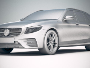 Mercedes-Benz E53 AMG Estate 2019 3D Model