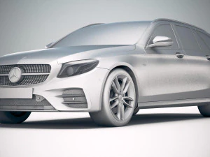 Mercedes-Benz E53 AMG Estate 2019 3D Model