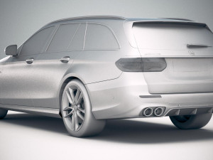 Mercedes-Benz E53 AMG Estate 2019 3D Model