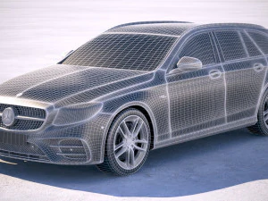 Mercedes-Benz E53 AMG Estate 2019 3D Model
