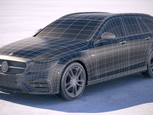 Mercedes-Benz E53 AMG Estate 2019 3D Model