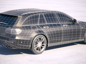 Mercedes-Benz E53 AMG Estate 2019 3D Model